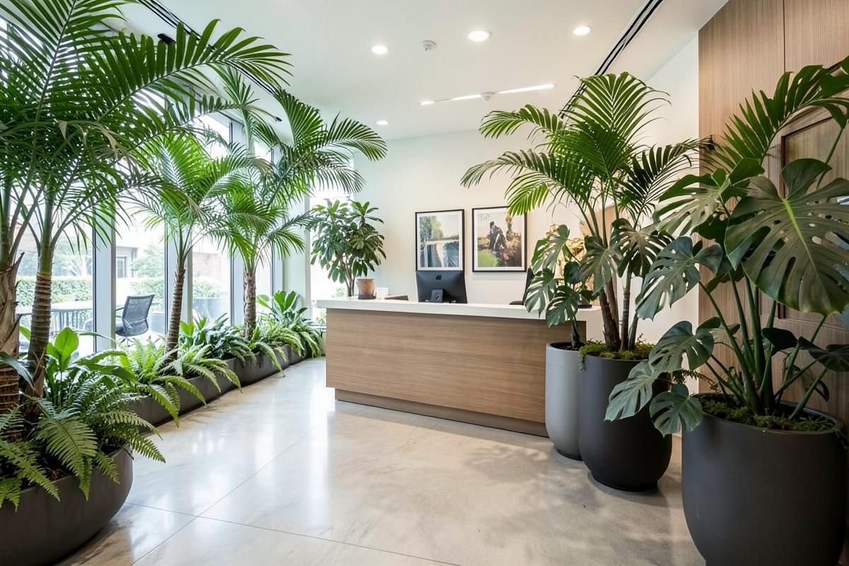 Office Reception Plantscaping, Karachi